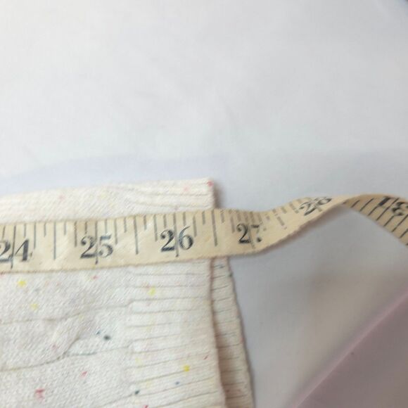 Kim Rogers Womens XL White Cotton Acrylic Open Front Cable Knit Cardigan Sweater - Picture 6 of 7